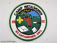 Click to enlarge 1992 Camp Wetaskiwin